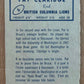 1962 Topps CFL #6 Pat Claridge  RC Rookie British Columbia Lions  V105299 Image 2