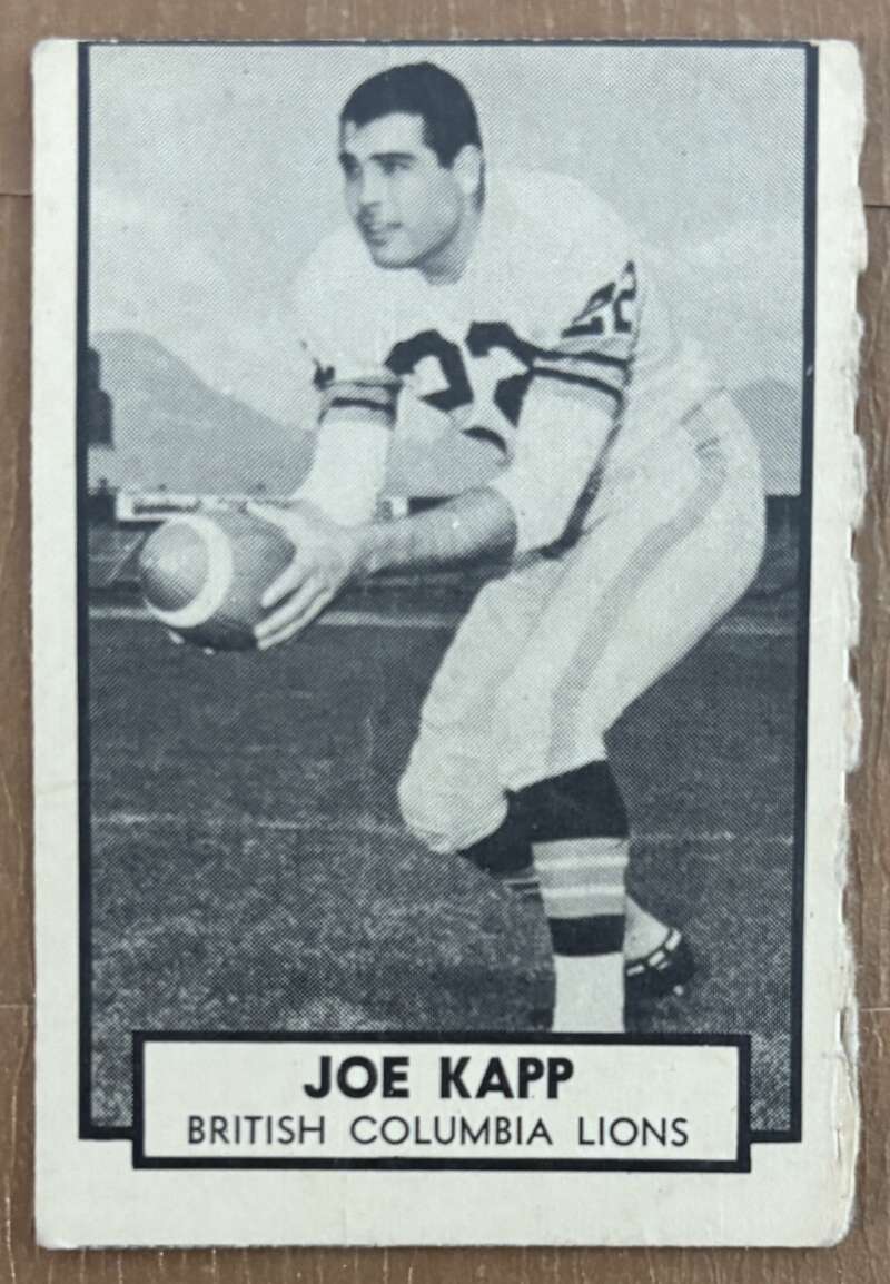 1962 Topps CFL #13 Joe Kapp  British Columbia Lions  V105305 Image 1