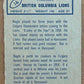 1962 Topps CFL #16 Baz Nagle  British Columbia Lions  V105307 Image 2