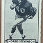 1962 Topps CFL #17 Norris Stevenson  RC Rookie BC Lions  V105308 Image 1