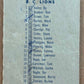 1962 Topps CFL #20 British Columbia Lions  British Columbia Lions  V105309 Image 2