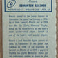 1962 Topps CFL #47 Mike Kmech  RC Rookie Edmonton Eskimos  V105333 Image 2