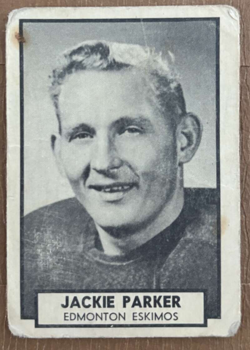 1962 Topps CFL #52 Jackie Parker  Edmonton Eskimos  V105337 Image 1