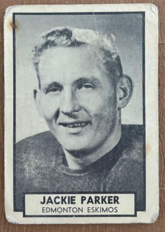 1962 Topps CFL #52 Jackie Parker  Edmonton Eskimos  V105337 Image 1