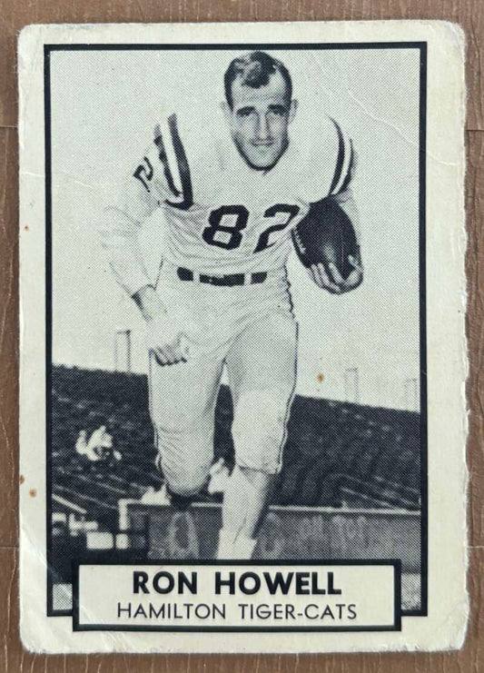 1962 Topps CFL #68 Ron Howell  Hamilton Tiger-Cats  V105344 Image 1