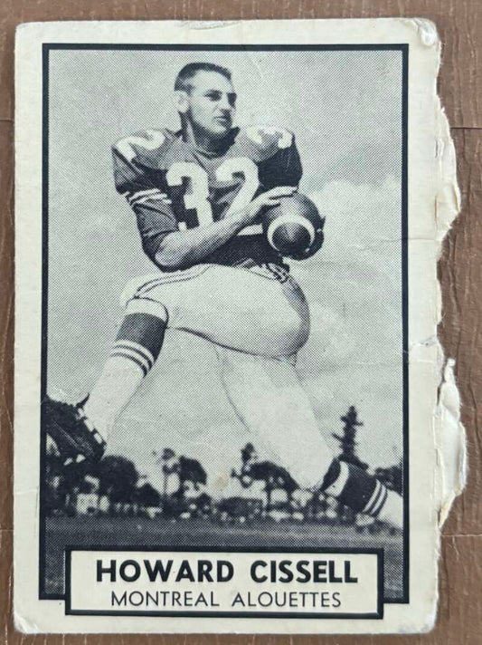 1962 Topps CFL #79 Howard Cissell  Montreal Alouettes  V105349 Image 1