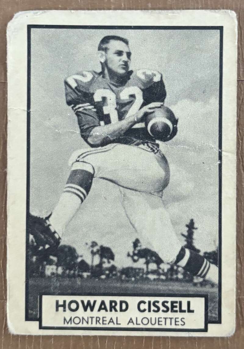 1962 Topps CFL #79 Howard Cissell  Montreal Alouettes  V105350 Image 1