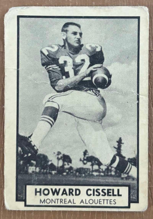 1962 Topps CFL #79 Howard Cissell  Montreal Alouettes  V105350 Image 1