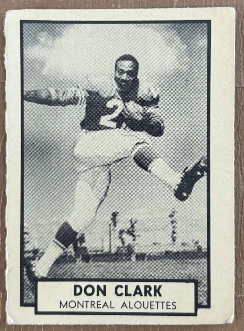 1962 Topps CFL #80 Don Clark  Montreal Alouettes  V105352 Image 1