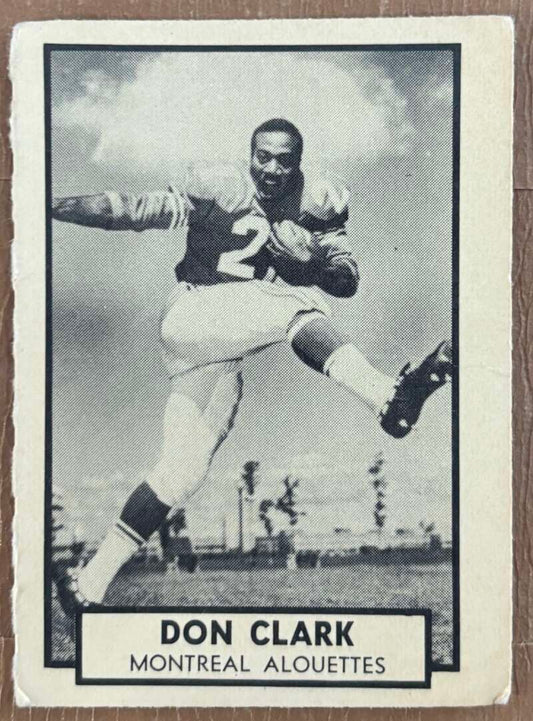 1962 Topps CFL #80 Don Clark  Montreal Alouettes  V105352 Image 1