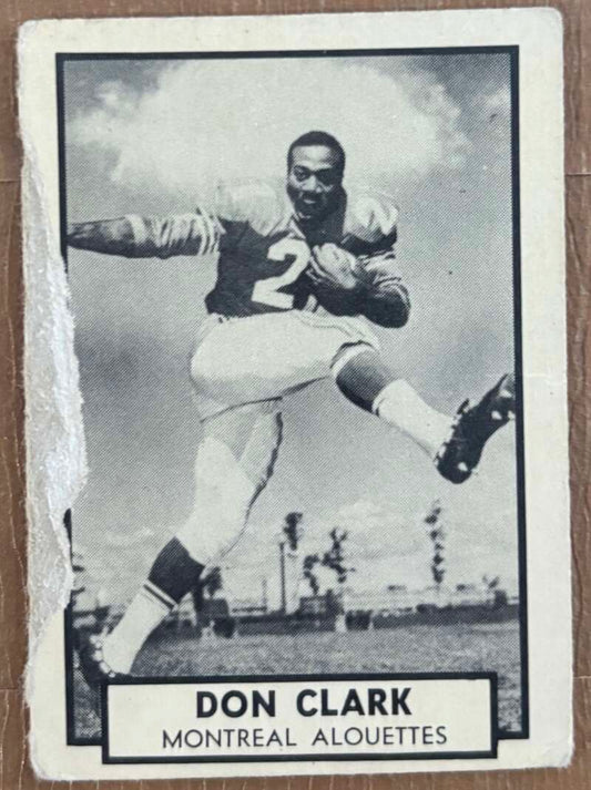 1962 Topps CFL #80 Don Clark  Montreal Alouettes  V105353 Image 1