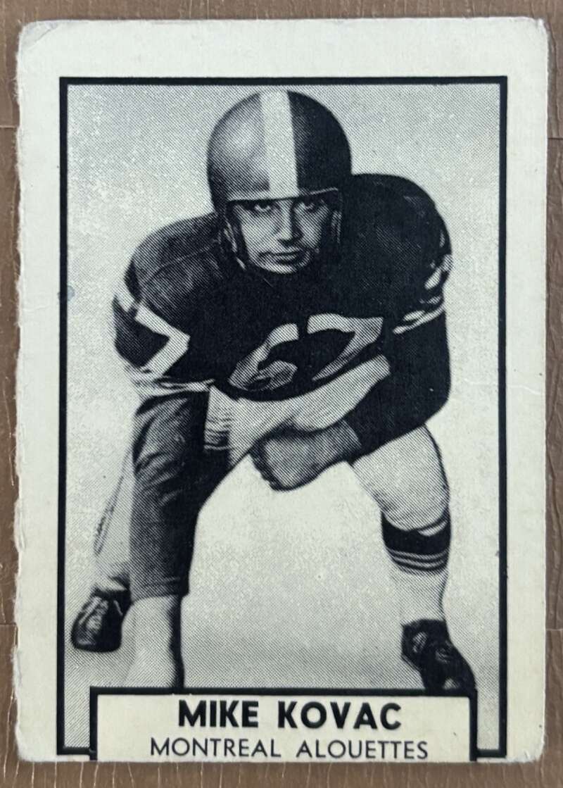 1962 Topps CFL #88 Mike Kovac  Montreal Alouettes  V105359 Image 1
