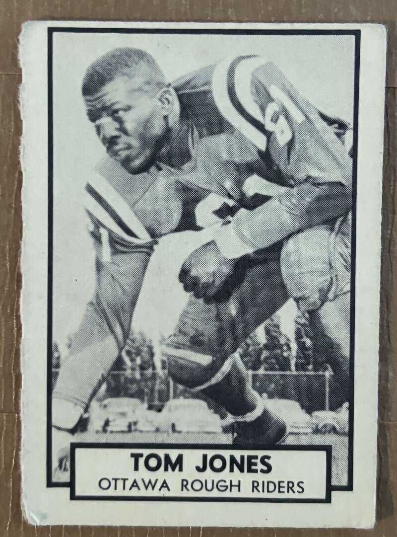 1962 Topps CFL #101 Tom Jones  Ottawa Rough Riders  V105363 Image 1
