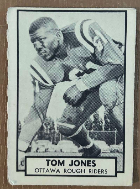 1962 Topps CFL #101 Tom Jones  Ottawa Rough Riders  V105363 Image 1