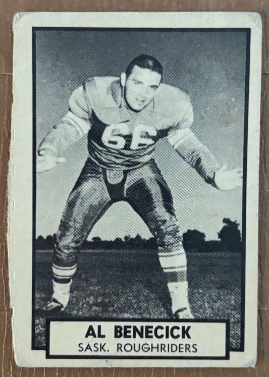 1962 Topps CFL #116 Al Benecick  RC Rookie Roughriders  V105365 Image 1