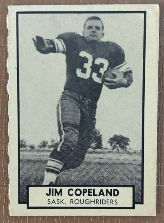 1962 Topps CFL #120 Jim Copeland  RC Rookie Roughriders  V105368 Image 1