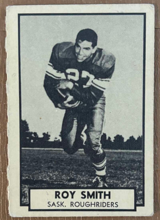 1962 Topps CFL #129 Ray Smith  Saskatchewan Roughriders  V105369 Image 1