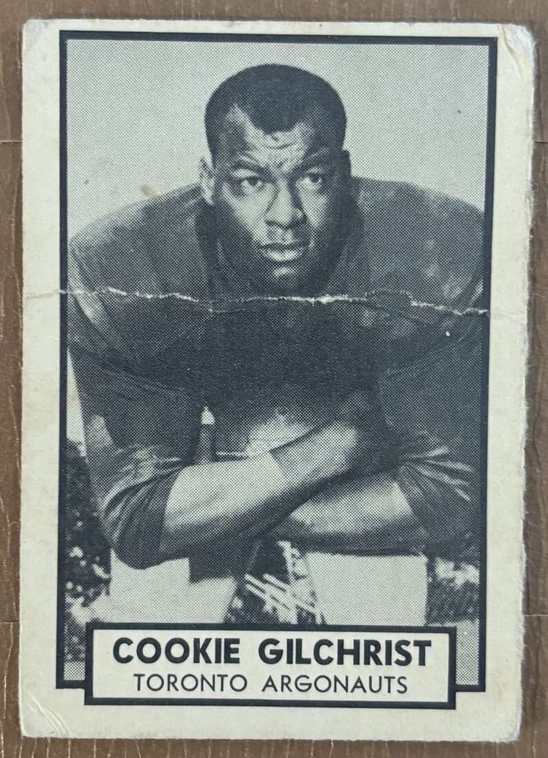 1962 Topps CFL #134 Cookie Gilchrist  Toronto Argonauts  V105371 Image 1