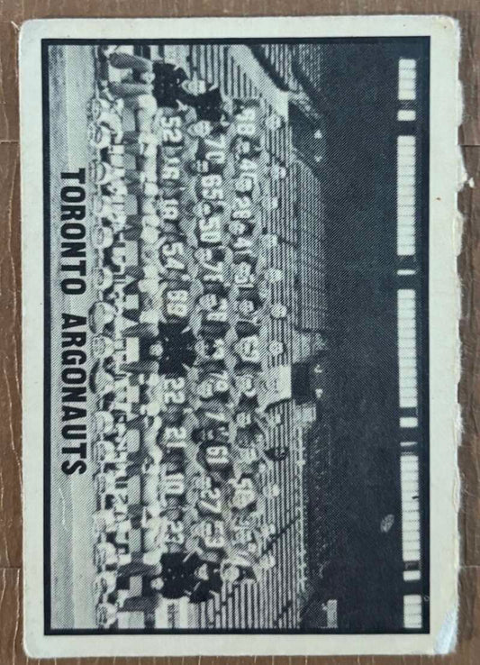1962 Topps CFL #148 Toronto Argonauts  Toronto Argonauts  V105373 Image 1