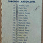 1962 Topps CFL #148 Toronto Argonauts  Toronto Argonauts  V105373 Image 2