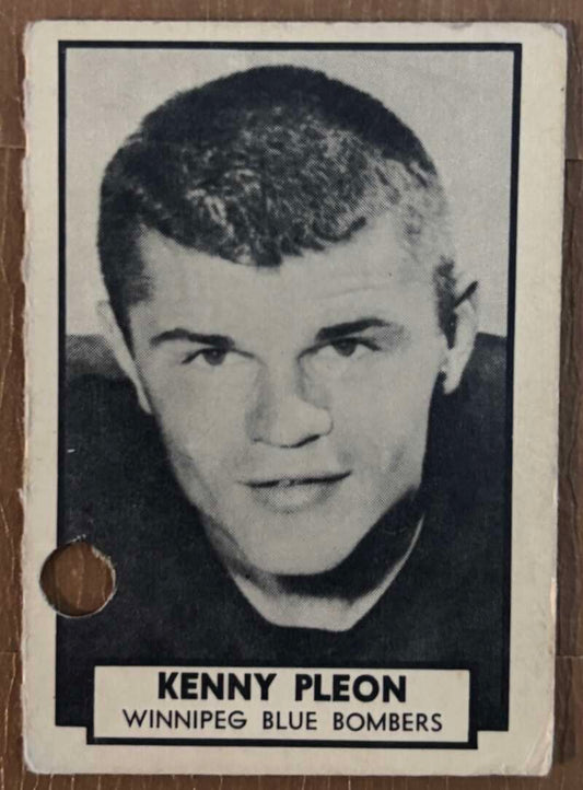 1962 Topps CFL #163 Kenny Ploen  Winnipeg Blue Bombers  V105376 Image 1