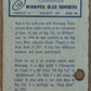 1962 Topps CFL #163 Kenny Ploen  Winnipeg Blue Bombers  V105376 Image 2