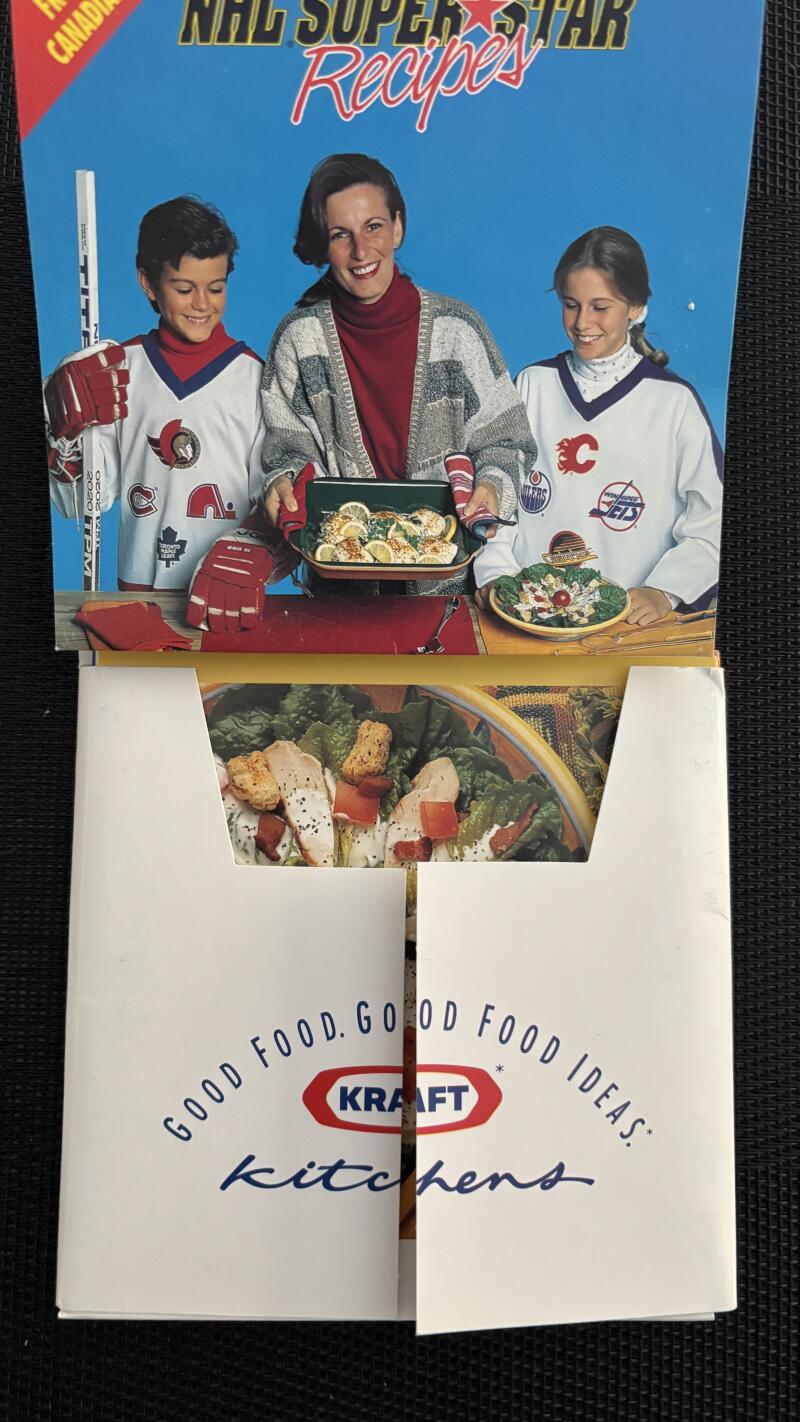 1993 Kraft NHL Super Star Recipes  - All 8 Canadian Recipe Teams Included  Image 2
