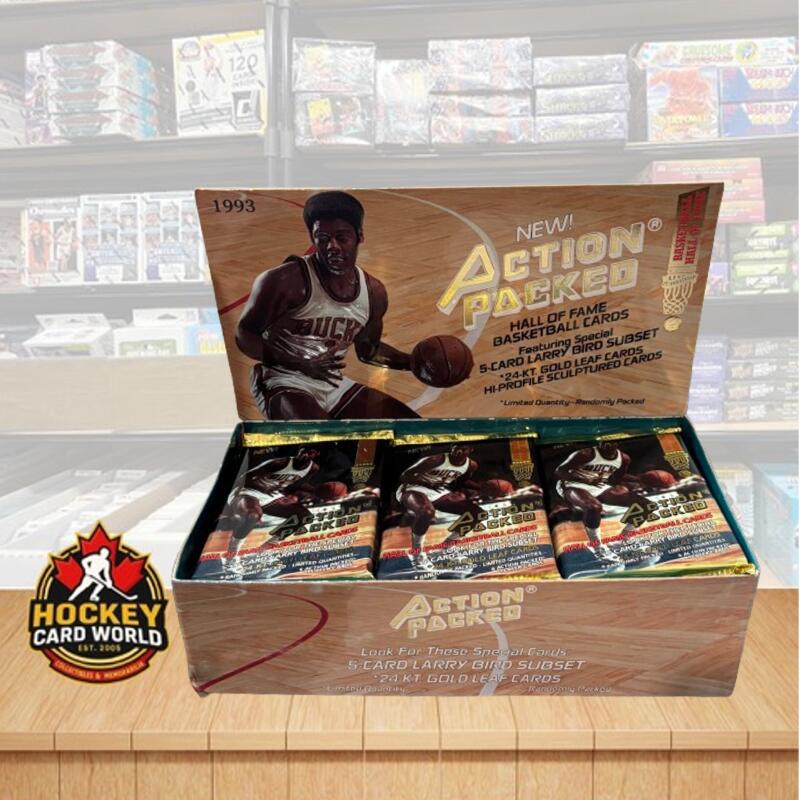 1993-94 Action Packed NBA Basketball Sealed Hobby Pack - 6 Cards Per Pack Image 3