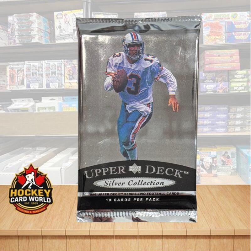 1996 Upper Deck Silver Collection Football Sealed Hobby Pack - 10 Cards Per Pack Image 1