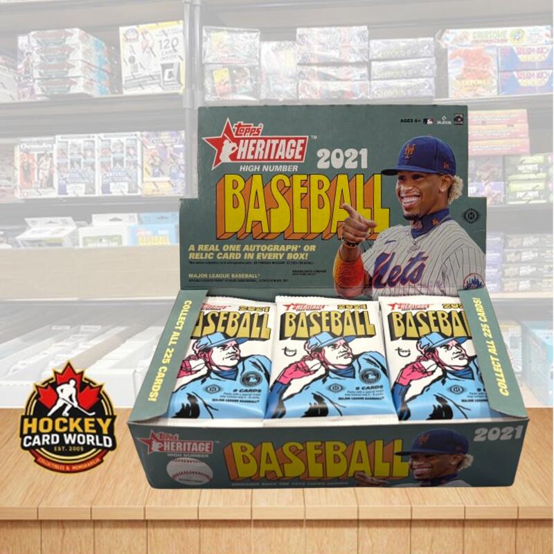 2021 Topps Heritage High Number HOBBY Baseball Sealed Pack - 9 Cards Per Pack Image 3
