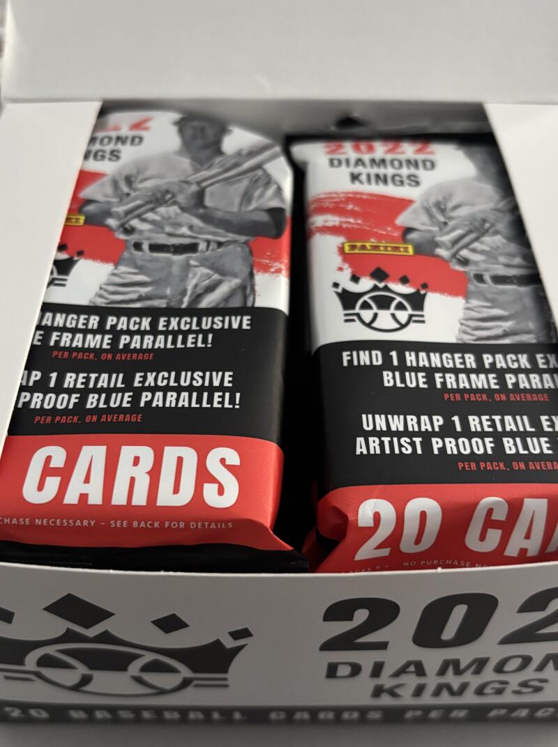 2022 Panini Diamond Kings Baseball Hanger Value PACK - 20 Cards Per Pack Image 3