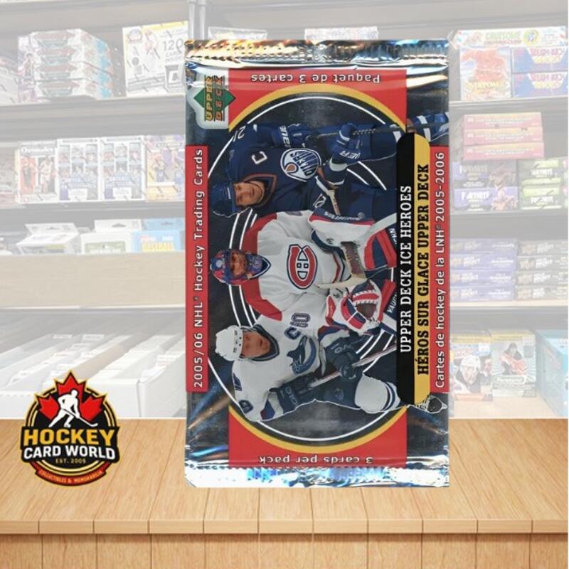 2005-06 Upper Deck Ice McDonalds Hobby PACK - Canadian Exclusive - Crosby Rookies Image 1