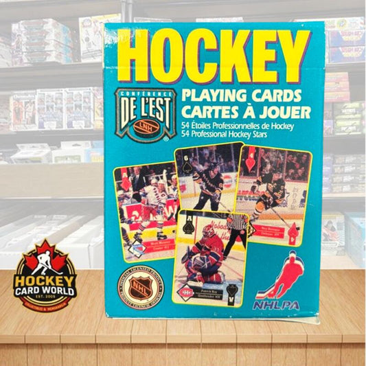 1995-96 Hoyle Easter Conference English Version Sealed Hockey Box Playing Cards Image 1