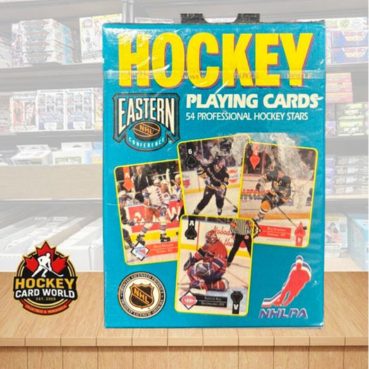 1995-96 Hoyle Easter Conference French Version Sealed Hockey Box Playing Cards Image 1
