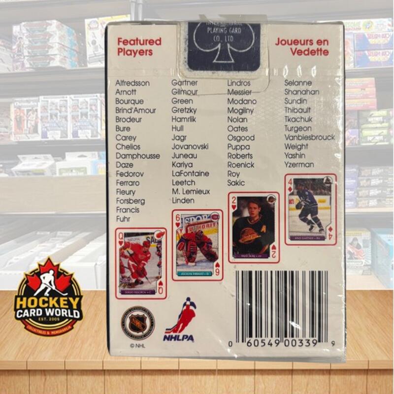 1995-96 NHL Aces Bicycle English Version Sealed Hockey Box Playing Cards Image 2