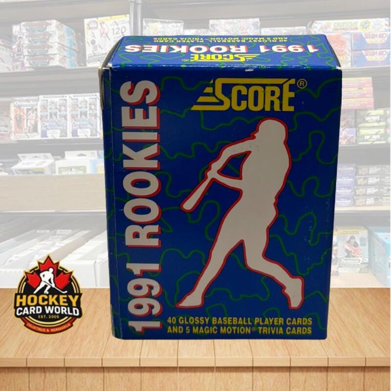 1991 Score Rookies Baseball Card Complete 40 Card Set with 5 Magic Motion Image 1