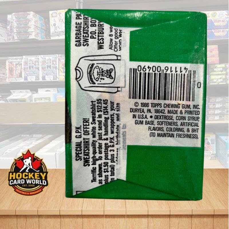 1986 Topps Garbage Pail Kids Series 3 Hobby Sealed Pack - 5 Stickers Per Pack Image 2