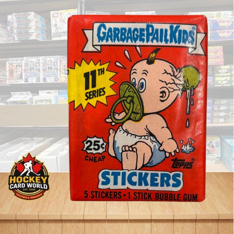 1987 Topps Garbage Pail Kids Series 11 Hobby Sealed Pack - 5 Stickers Per Pack Image 1