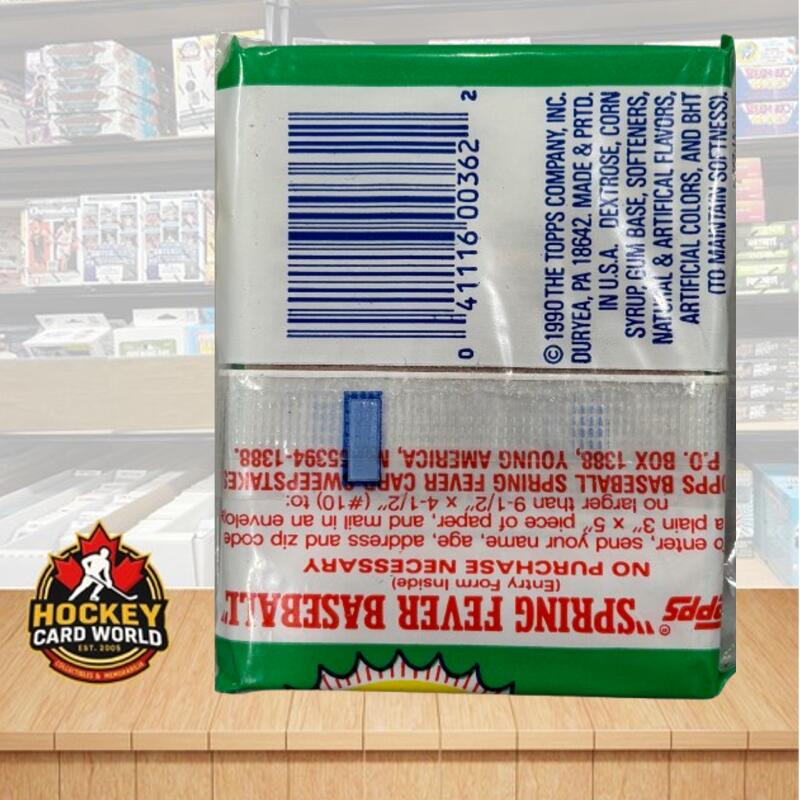 1990 Topps Major League Baseball Hobby Sealed Pack - 16 Cards Per Pack Image 2