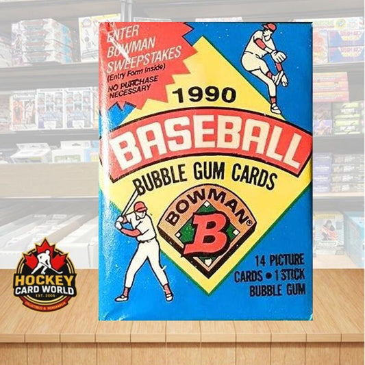 1990 Bowman Major League Baseball Hobby Sealed Pack - 14 Cards Per Pack Image 1