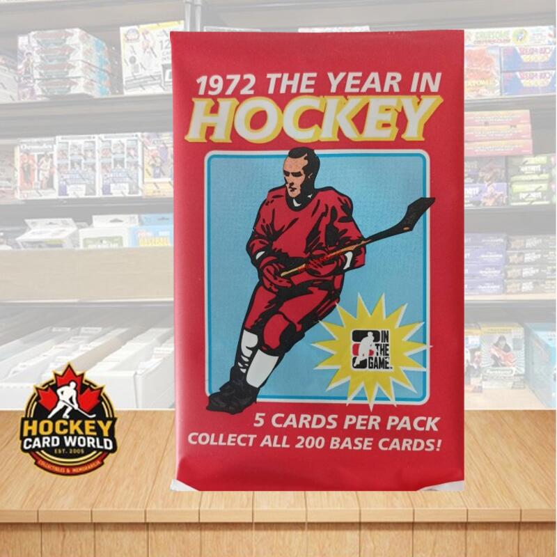 2009-10 In The Game 1972 Hockey Sealed Pack - 5 Cards Per Pack Image 1