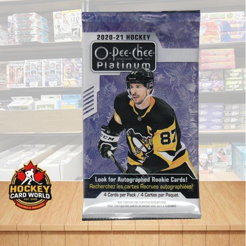 2020-21 Upper Deck O-Pee-Chee Platinum Factory Sealed Hockey PACK Image 1