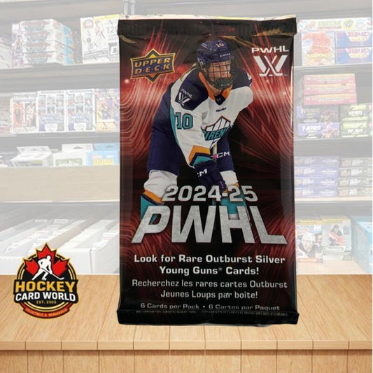 2024-25 Upper Deck PWHL Hockey Sealed Pack - 8 Cards Per Pack Image 1