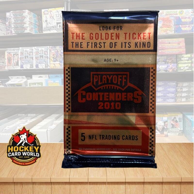 2010 Panini Playoff Contenders Football Sealed Pack - 5 Cards Per pack Image 1