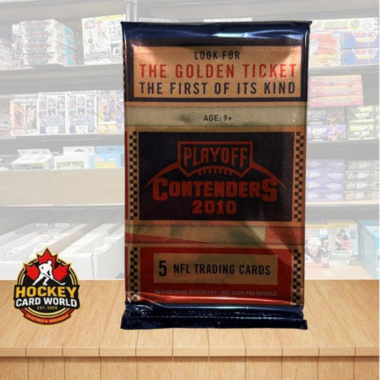 2010 Panini Playoff Contenders Football Sealed Pack - 5 Cards Per pack Image 1