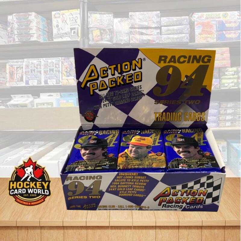 1994 Nascar Action Packed Series 2 Race Sealed Hobby Pack - 6 Cards Per Pack  Image 3