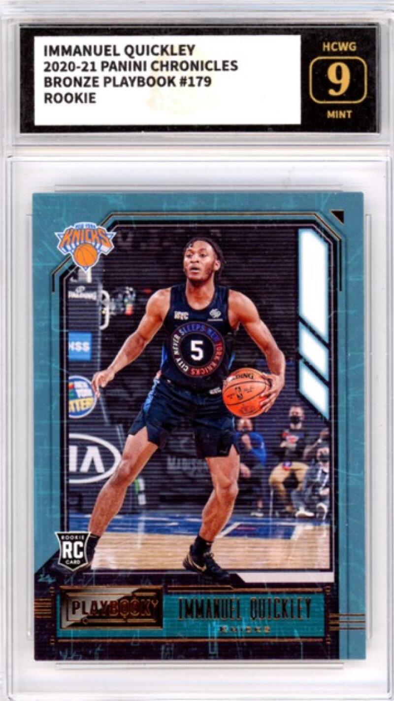 2020-21 Panini Chronicles Bronze Playbook #179 Immanuel Quickley HCWG 9 Image 1
