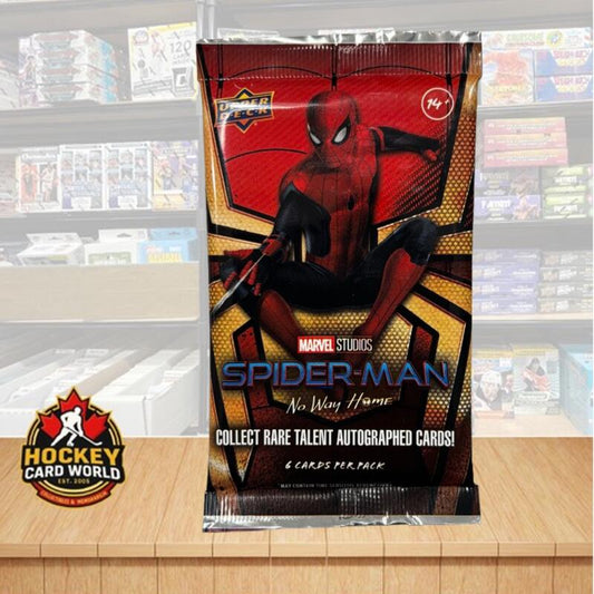 2023 Upper Deck Marvel Spiderman No Way Home Sealed Pack - 6 Cards Per Pack Image 1