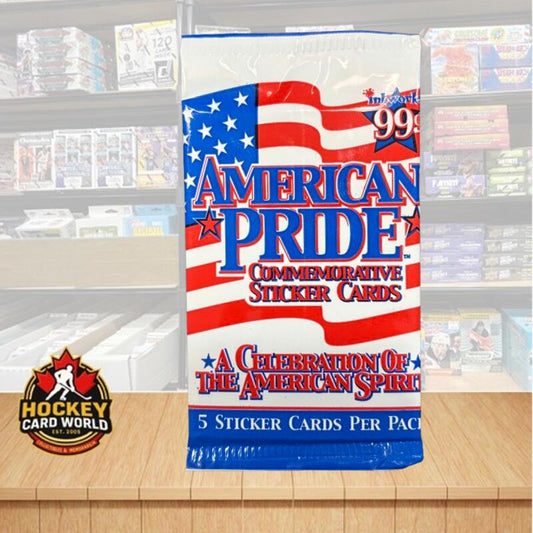 2001 Inkwork American Pride Commemorative Sticker Cards Pack - 5 Cards Per Pack Image 1