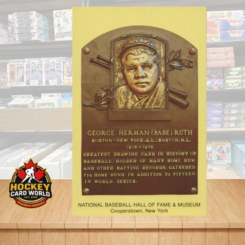 Babe Ruth National Baseball Hall of Fame and Museum Cooperstown Postcard Image 1